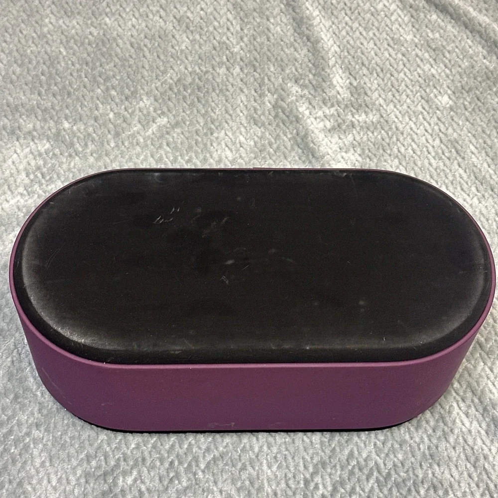 Dyson Airwrap Styler Faux Leather Large Storage Hard Box Purple Case‎ Only